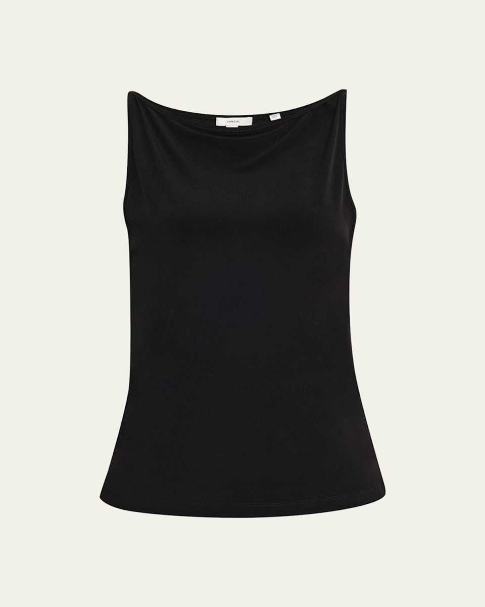 Boat-Neck Tank Top
